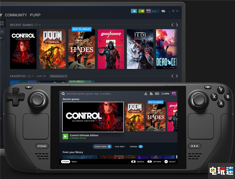 V社宣布Steam Deck掌機因部件缺乏延期至2022年2月 單機聯機 單機游戲 PC 掌機 延期 Valve Steam Deck Steam STEAM/Epic  第3張