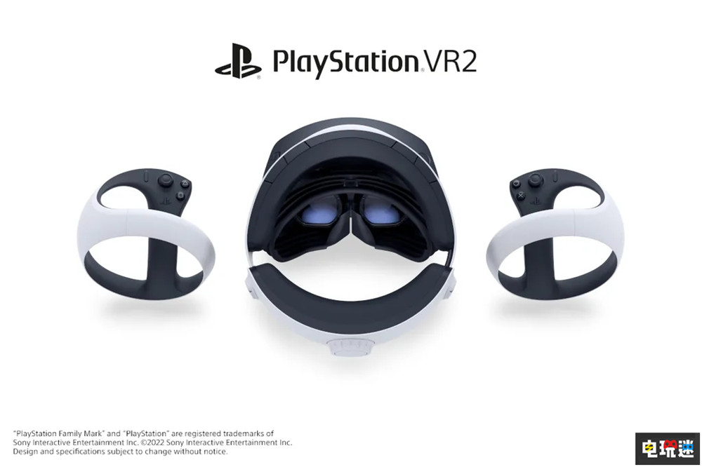 索尼公開PSVR2設備外觀 弧線設計搭配球形控制器 游戲VR PS5 VR PSVR2 索尼 索尼PS  第3張