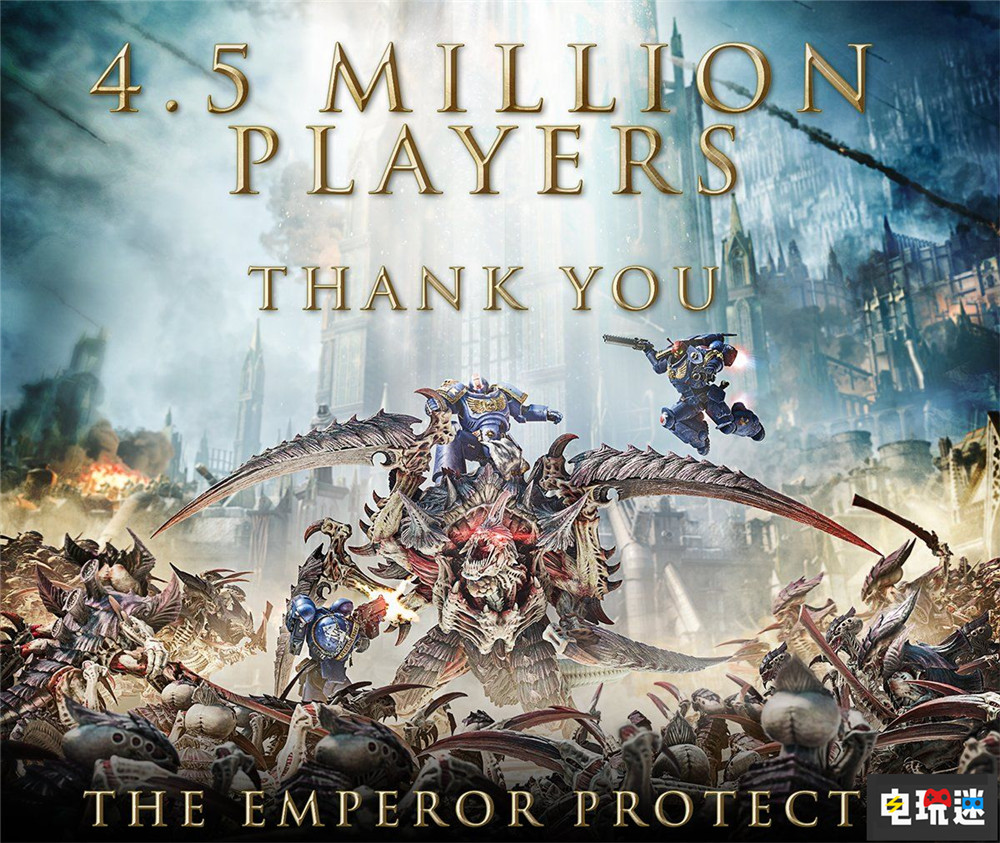  《戰錘40K：星際戰士2》銷量破450萬份 多了450萬戰斗兄弟 游戲銷量 第三人稱游戲 戰錘40K：星際戰士2 電玩迷資訊  第1張