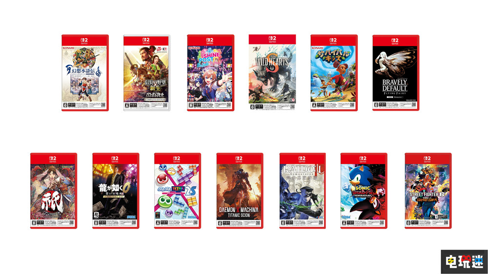 零售商顯示Switch 2日本第三方實體版游戲皆為“鑰匙卡” 鑰匙卡 游戲卡帶 實體游戲 任天堂 NS2 Switch 2 任天堂SWITCH  第1張